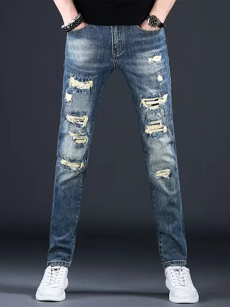 EMRE | DESTROYED DENIM JEANS