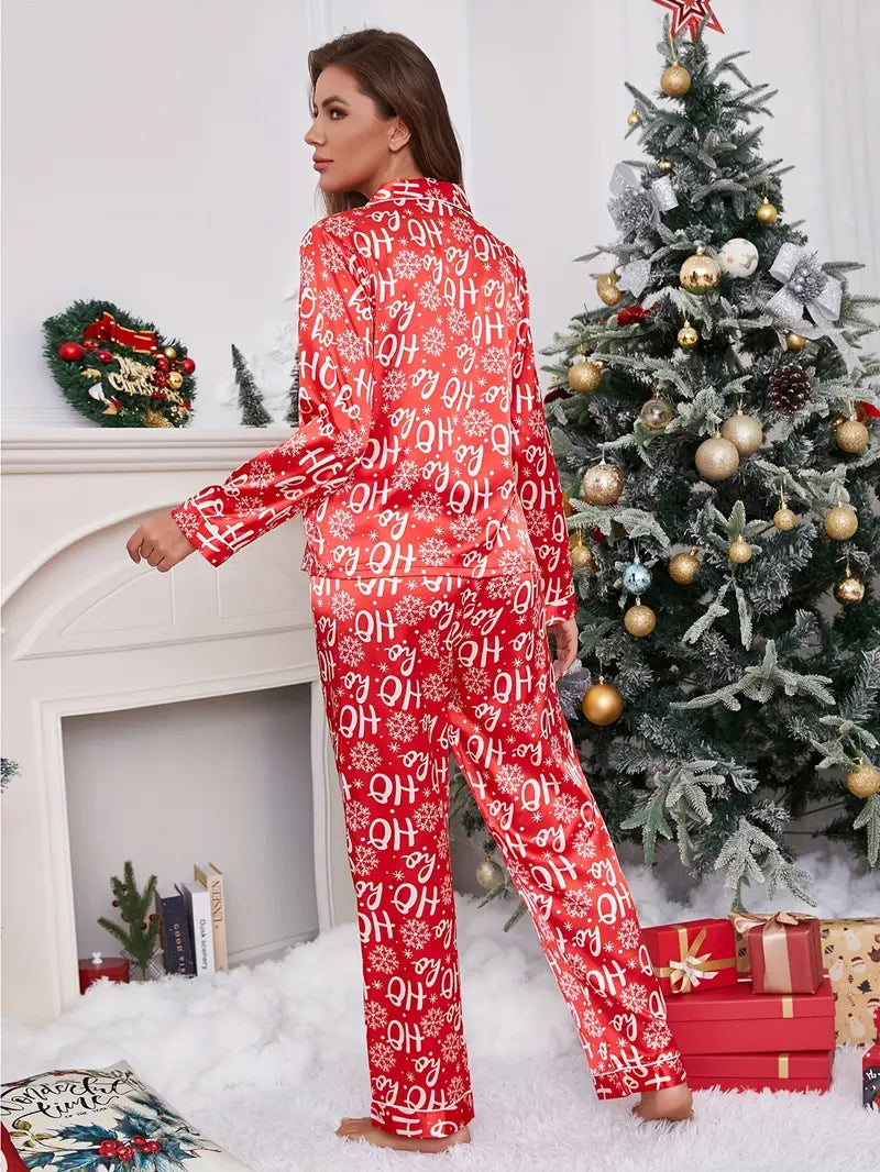 SATIJNEN KERST PYJAMA