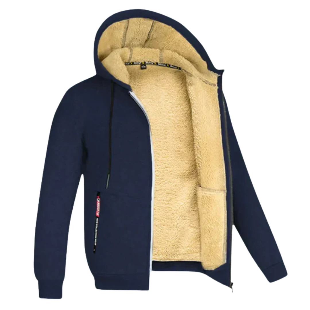 DAVID | HEREN WINTERJAS MET CAPUCHON EN FLEECE