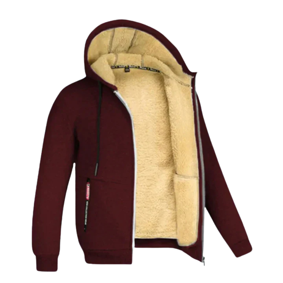 DAVID | HEREN WINTERJAS MET CAPUCHON EN FLEECE