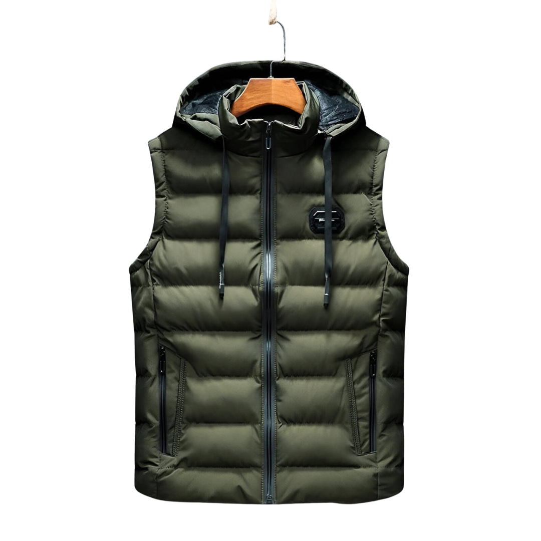 MILO | BODYWARMER MET CAPUCHON