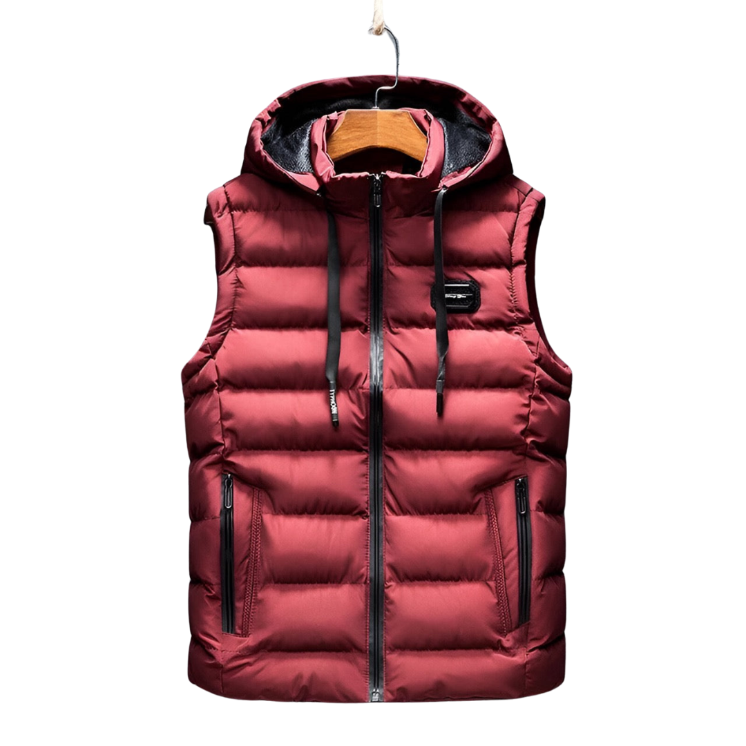 MILO | BODYWARMER MET CAPUCHON