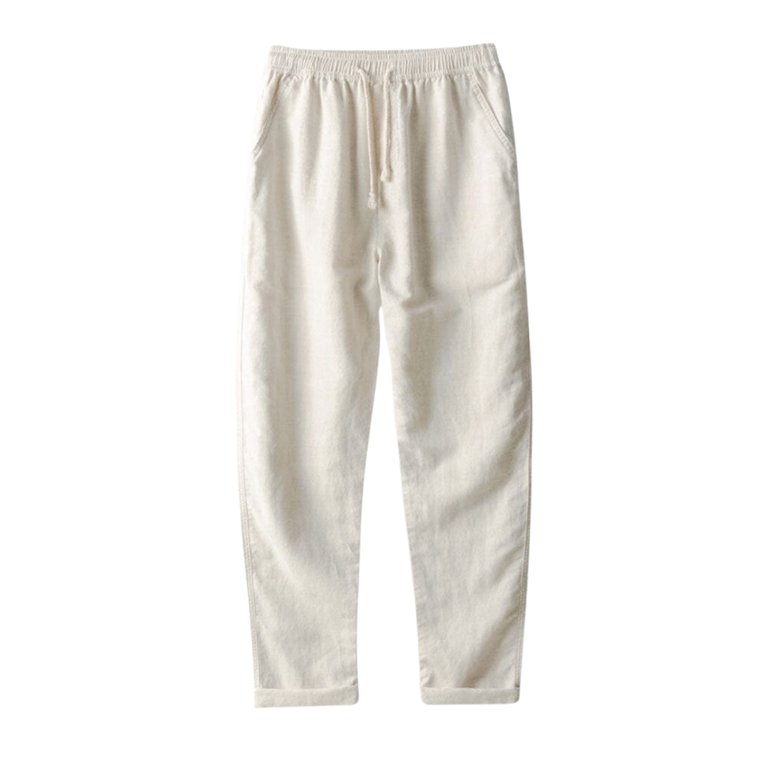 DAVID | LINEN POLO & BROEK SET