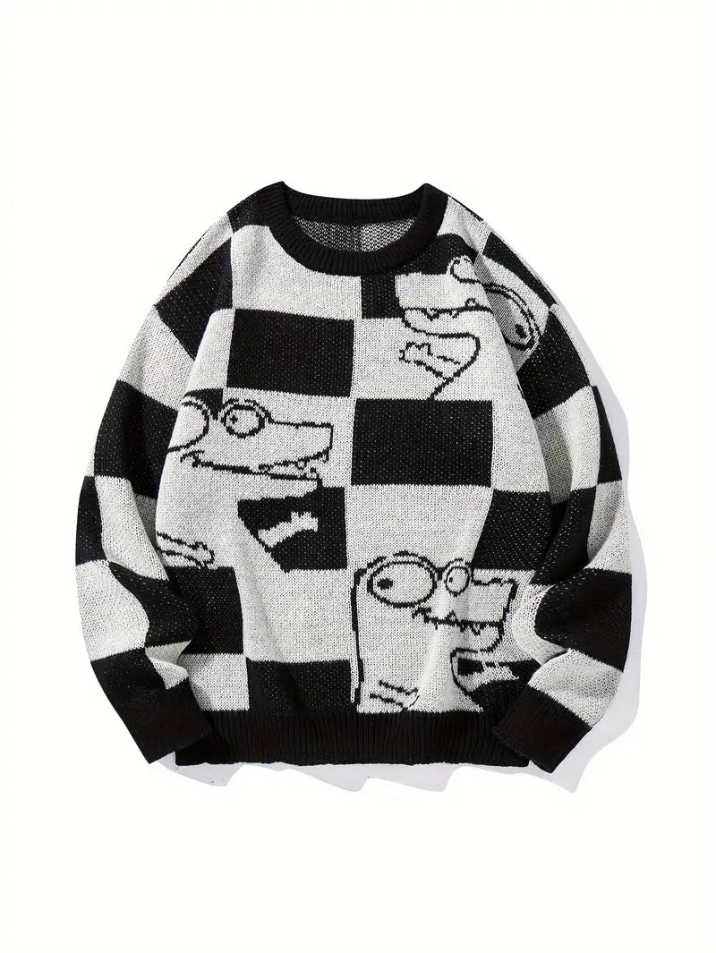 KROKODIL CHECKERBOARD TRUI | BLACK FRIDAY 50% KORTING