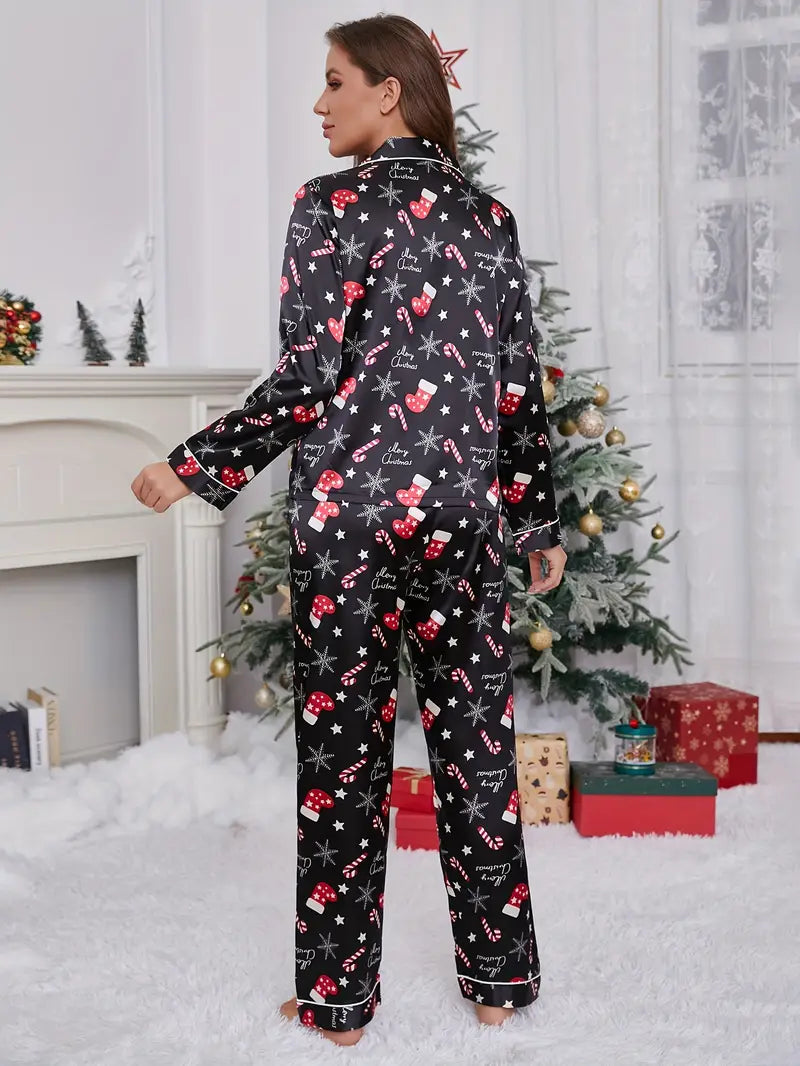 SATIJNEN KERST PYJAMA