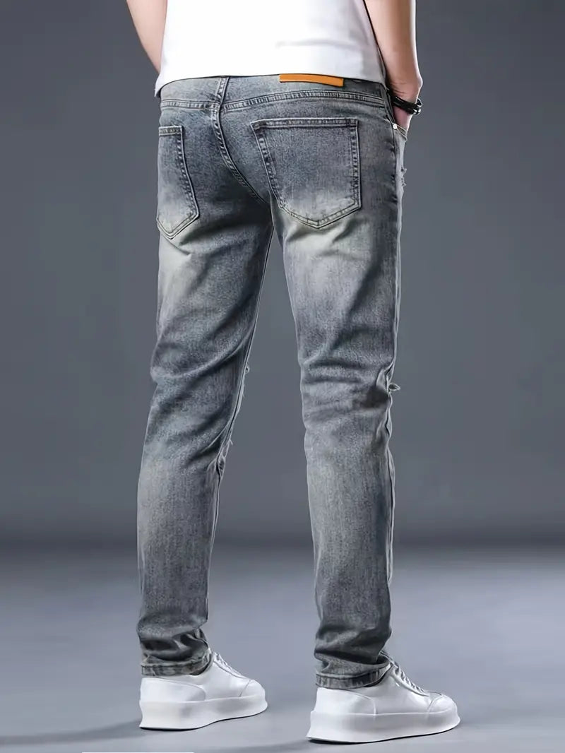 OLIVIER | URBAN DISTRESSED SLIM-FIT JEANS