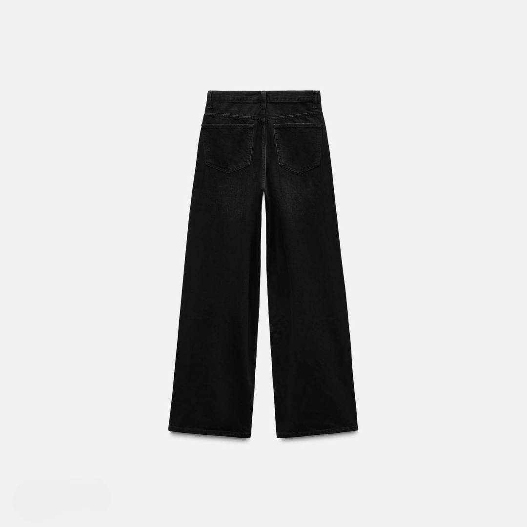 JADE | WIDE-LEG WAISTBAND JEANS